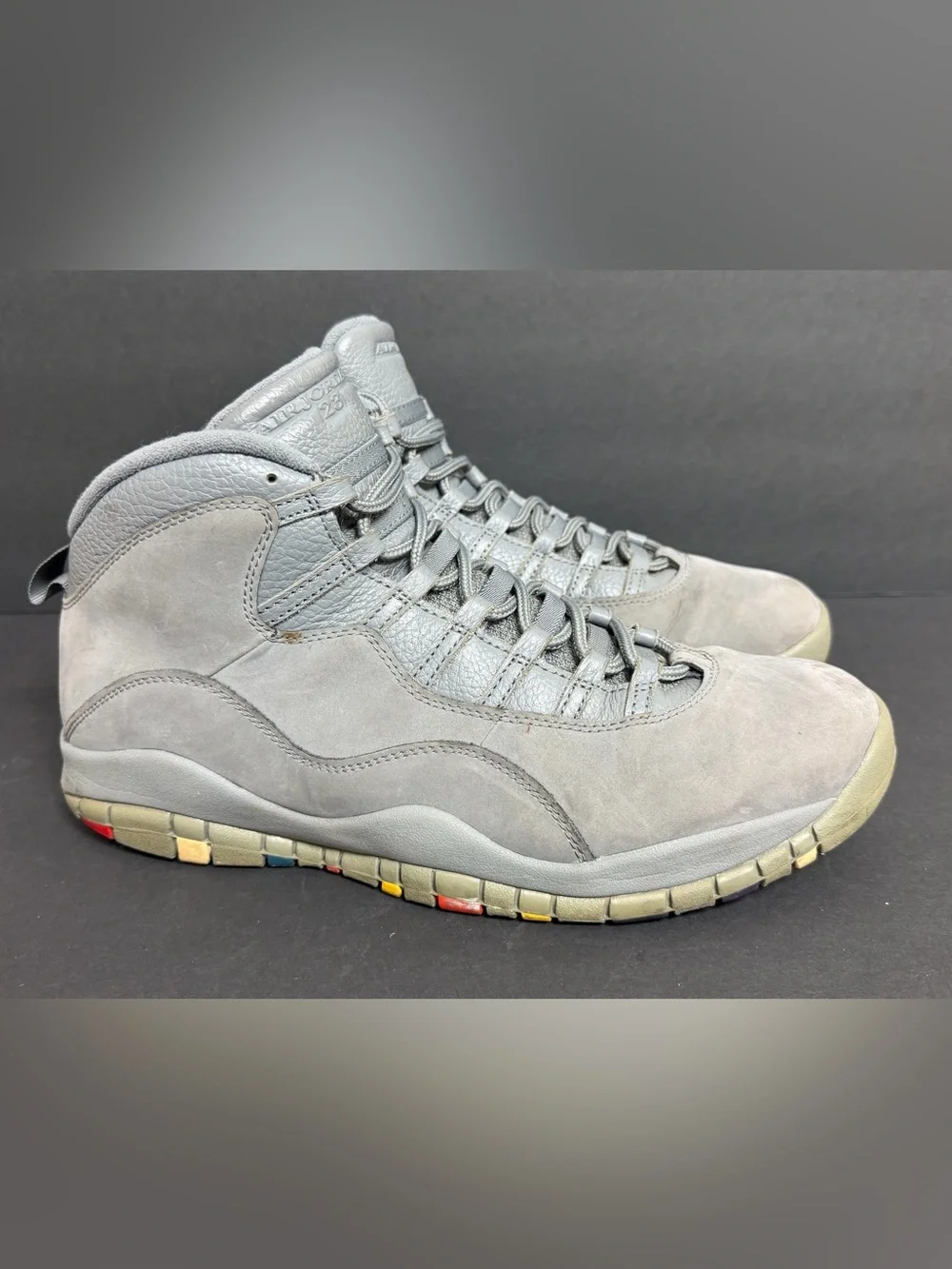 Jordan Air Jordan 10 Retro Cool Grey Shoes Mens Size 13 Sneakers 310805-022